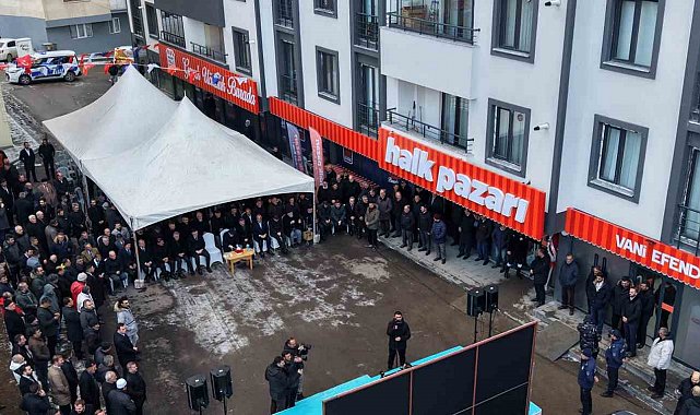 EBB'den yeni bir yatırım daha: Vaniefendi halk pazarı açıldı