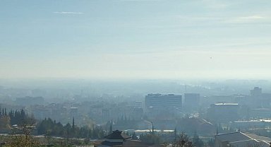 Edirne merkezde hava kirliliği çıplak gözle görüldü