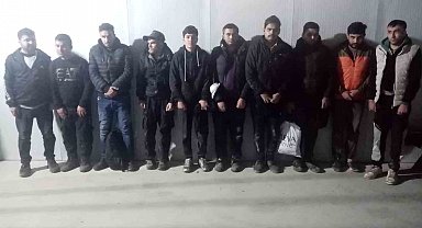 Edirne'de 20 kaçak göçmen sınırda yakalandı