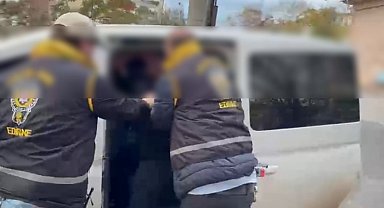 Edirne'de 41 yıl kesinleşmiş hapis cezası bulunan firari operasyonla yakalandı