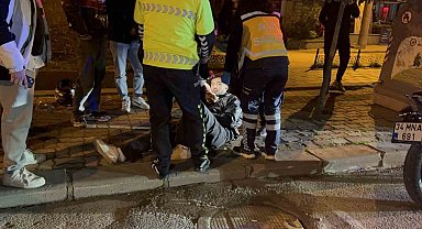 Edirne'de alkollü motosiklet sürücüsü otomobille çarpıştı: 1 yaralı