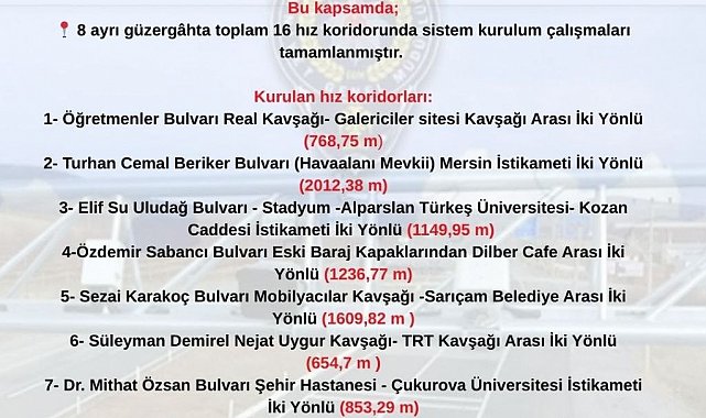 EDS'li hız kontrolü yarın başlıyor