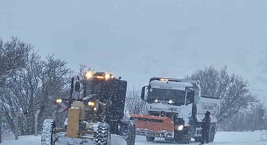 Elazığ'da 510' köy yolu ulaşıma kapandı