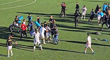 Elazığ'da amatör maçta kavga