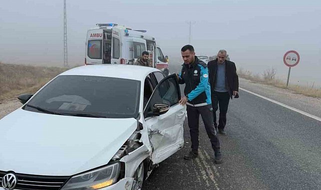 Elazığ'da sis kazaya neden oldu: 1 yaralı