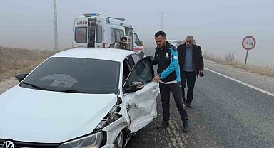 Elazığ'da sis kazaya neden oldu: 1 yaralı