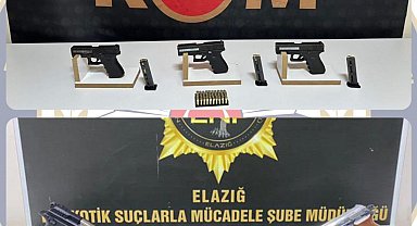Elazığ'da uyuşturucu ve silah operasyonu: 1 tutuklama