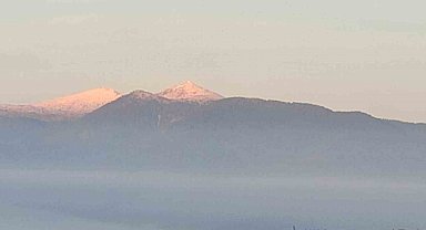 Emet Eğrigöz dağı beyaza büründü