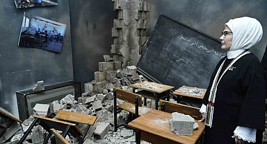 Emine Erdoğan'dan "Kalanlar" Filistin Sergisi paylaşımı