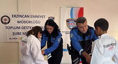 Emniyetten öğrencilere tekvando kıyafeti sürprizi