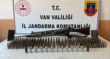 Erciş'te Belçika yapımı uzun namlulu silah ele geçirildi