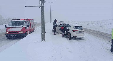 Erciş'te trafik kaza: 1 yaralı