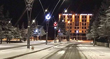 Ereğli'ye mevsimin ilk karı yağdı