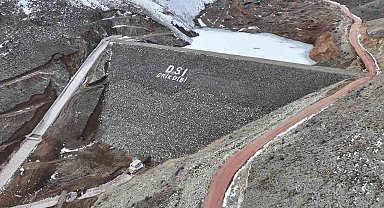 Erikdibi Göleti inşaatında çalışmalar sürüyor