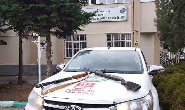 Erzincan'da yaban keçisi vuran 3 şahıs yakalandı