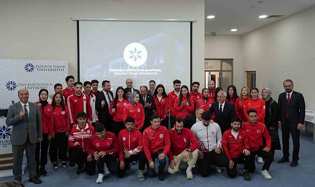 Erzurum Teknik Üniversitesi, ÜNİLİG Türkiye şampiyonluğunu kutladı