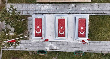 Erzurum Valiliği'nden şehitliklere anlamlı dokunuşlar