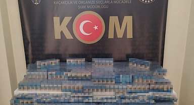 Erzurum'da kaçak sigara operasyonu