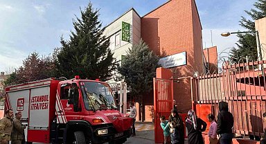 Fatih'teki ilkokulda panik anları, okul boşaltıldı: Gerçek ekipler gelince ortaya çıktı