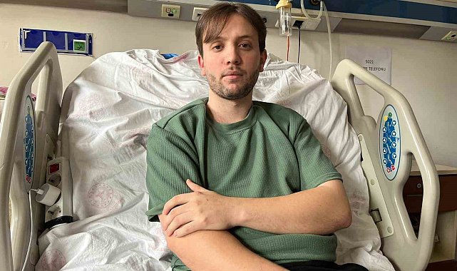 Felç kalan genç sürücüye hasta yatağında ikinci şok