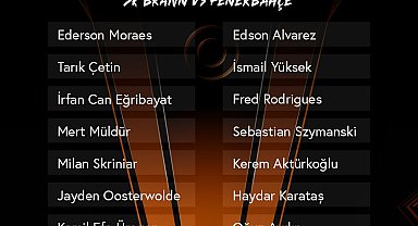 Fenerbahçe'nin Brann maçı kamp kadrosu belli oldu