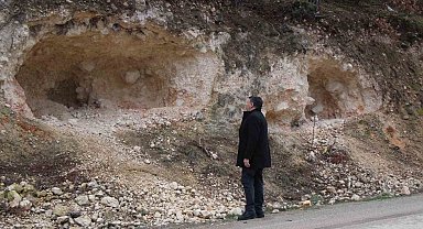 Ferhat diyarı Amasya'da pekmez için dağı deldiler, gören şaştı kaldı