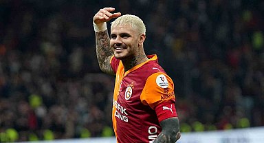 Galatasaray'da maç sonu üçlüsü Mauro Icardi'den