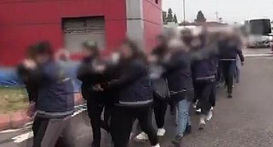 Gaziantep'te fuhuş operasyonunda 14 şahıs tutuklandı, duvardaki yazılar şoke etti