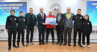 Gaziosmanpaşa Belediyesinden spor kulüplerine 2 buçuk milyon liralık nakdi destek