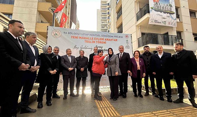 Gaziosmanpaşa'daki Yeni Mahalle Evleri Konutları sahiplerine teslim edildi