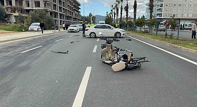 Gazipaşa'da akülü motosiklete otomobil çarptı: 1 ölü