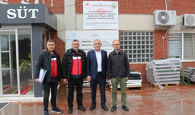 Gediz'de süt işleme tesisine yüzde 50 hibe desteği