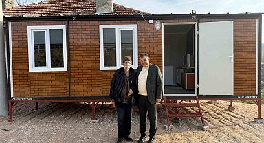 Gediz'de yalnız yaşayan yaşlı adam için yardım dayanışması