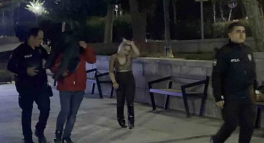 Genç kadına şiddet ihbarı polisi alarma geçirdi
