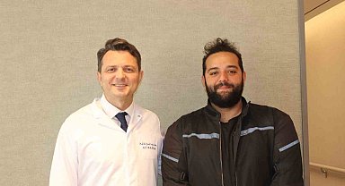 Genç motokurye bağırsak kanserinden ameliyat olmadan kurtuldu