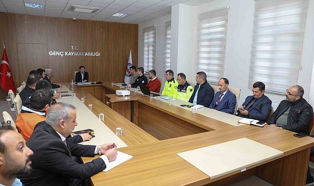 Genç'te kış tedbirleri ele alındı