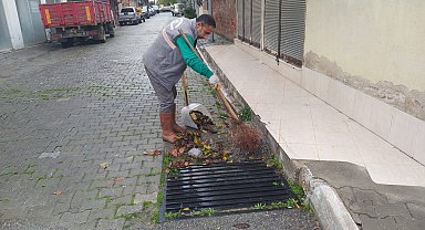 Germencik'te yağış sonrası ekipler teyakkuzda