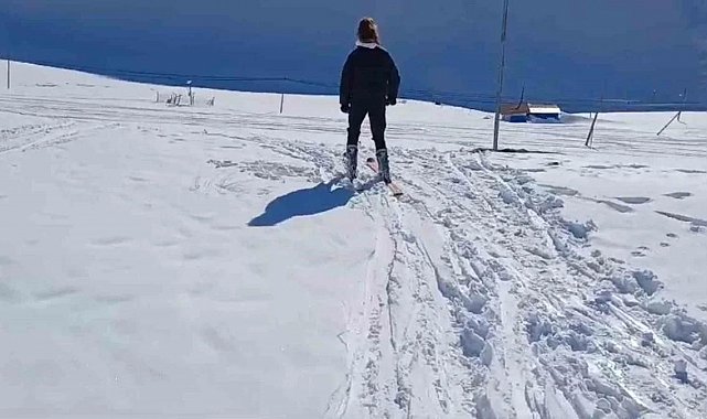 Giresun'da Eğribel Kayak Merkezi faaliyete başladı