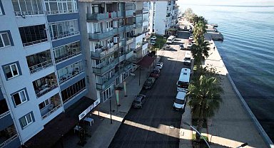 Gölcük Halıdere Sahil Caddesi yenileniyor