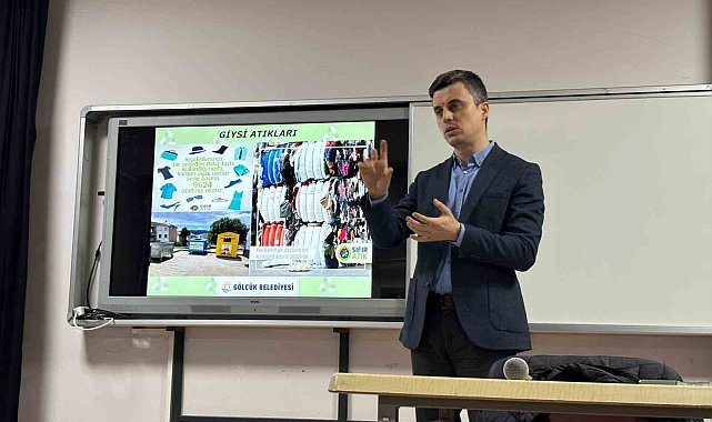 Gölcük'te lise öğrencilerine "sıfır atık" eğitimi