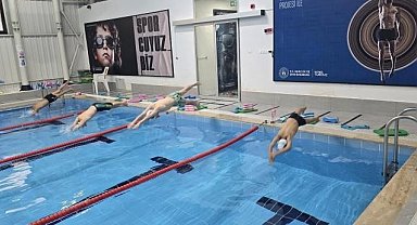 Gölpazarı'nda yüzme antrenmanı gerçekleştirildi