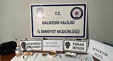 Gönen'de uyuşturucu operasyonu: 3 şüpheli gözaltına alındı