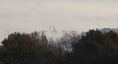 Gün doğumuyla buluşan sis görsel şölen sundu