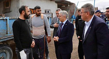 Halı saha kavgasının ardından Vali Çelik Kiledere'ye gitti