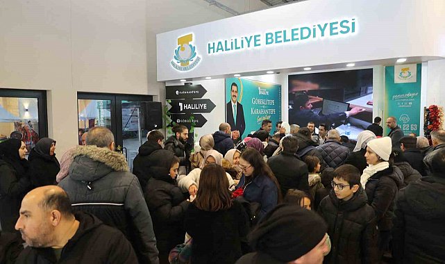 Haliliye Belediyesi standına büyük ilgi