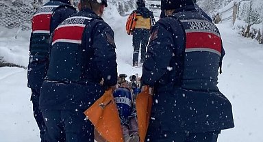 Hasta vatandaşa jandarma ulaştı