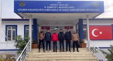 Hatay'da araçta 6 kaçak göçmen yakalandı