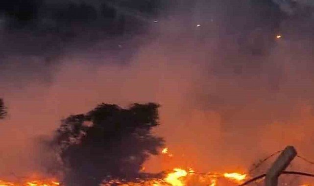 Hatay'da otluk alanda çıkan yangın kısa sürede söndürüldü