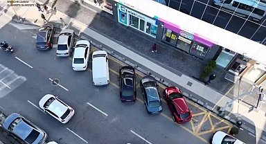 Havadan ceza yağdı: 104 araca 103 bin lira ceza kesildi