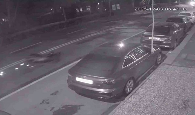 Hayatını kaybeden motosikletlinin kaza anı görüntüleri ortaya çıktı